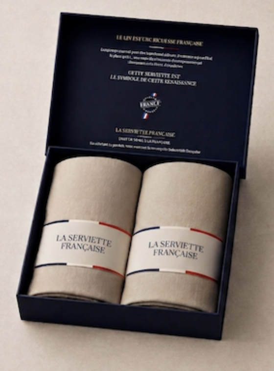 Lire la suite à propos de l’article Linfini reçoit la certification Origine France Garantie pour La Serviette Française